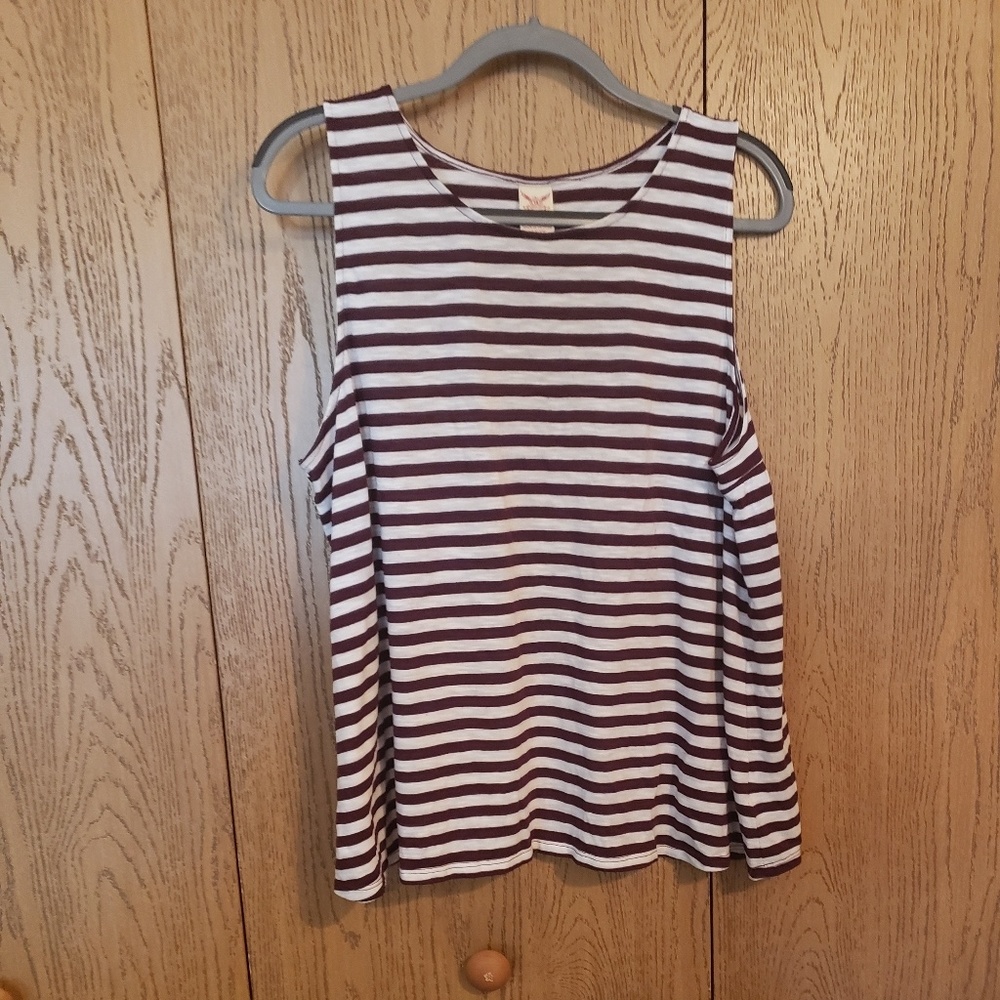 Faded glory sleeveless baby-doll top size XXL